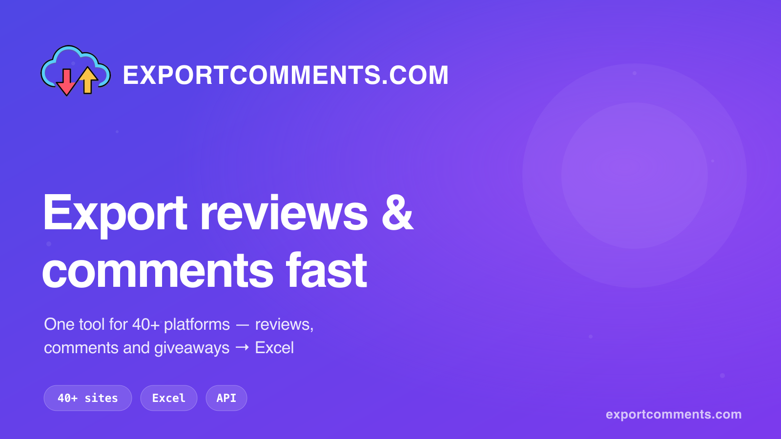 Export reviews and comments fast with ExportComments